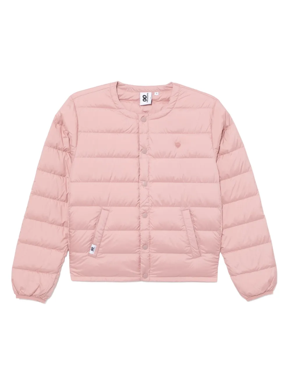 CHOCOOLATE chamarra capitonada con logo en relieve | rosado | Image 1
