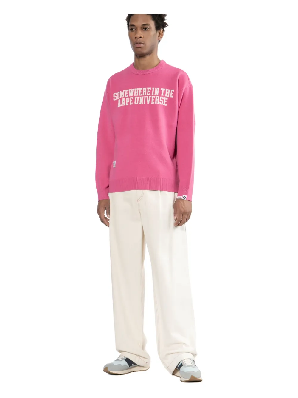 Aape By A Bathing Ape Sweatshirt Mit Logo-print In Animal Print
