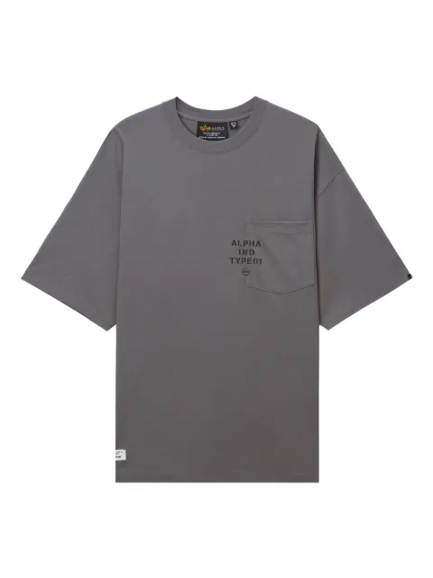 Alpha Industries logo-print T-shirt