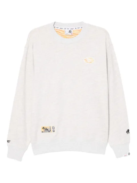 AAPE BY *A BATHING APE® logo刺绣棉卫衣