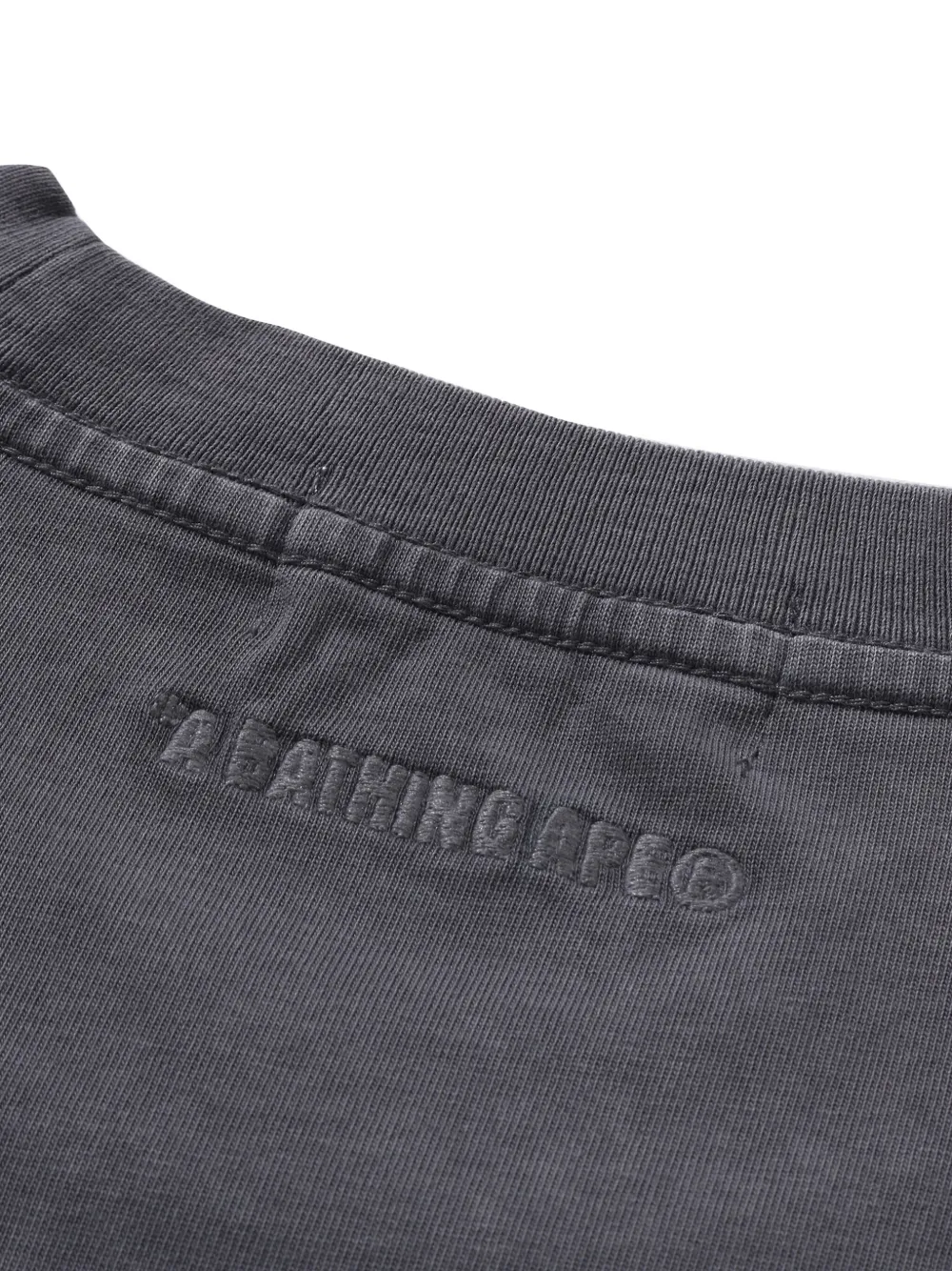 A Bathing Ape Pocket-detail T-shirt In Gray