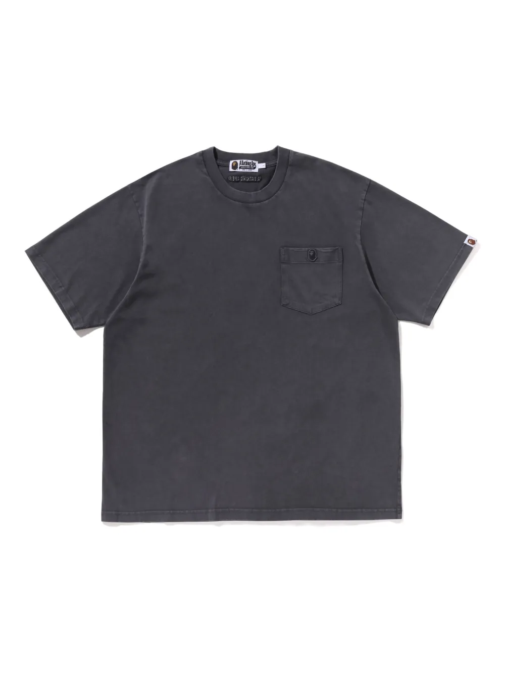 A Bathing Ape Pocket-detail T-shirt In Gray