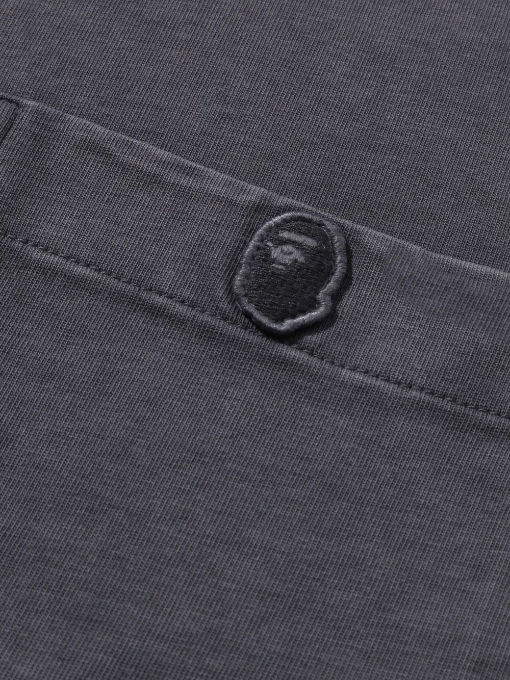 A Bathing Ape Pocket-detail T-shirt In Gray