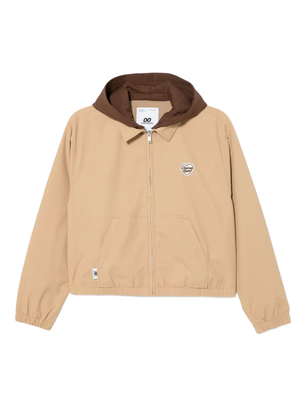 CHOCOOLATE logo-embroidered jacket | Neutrals | Image 1
