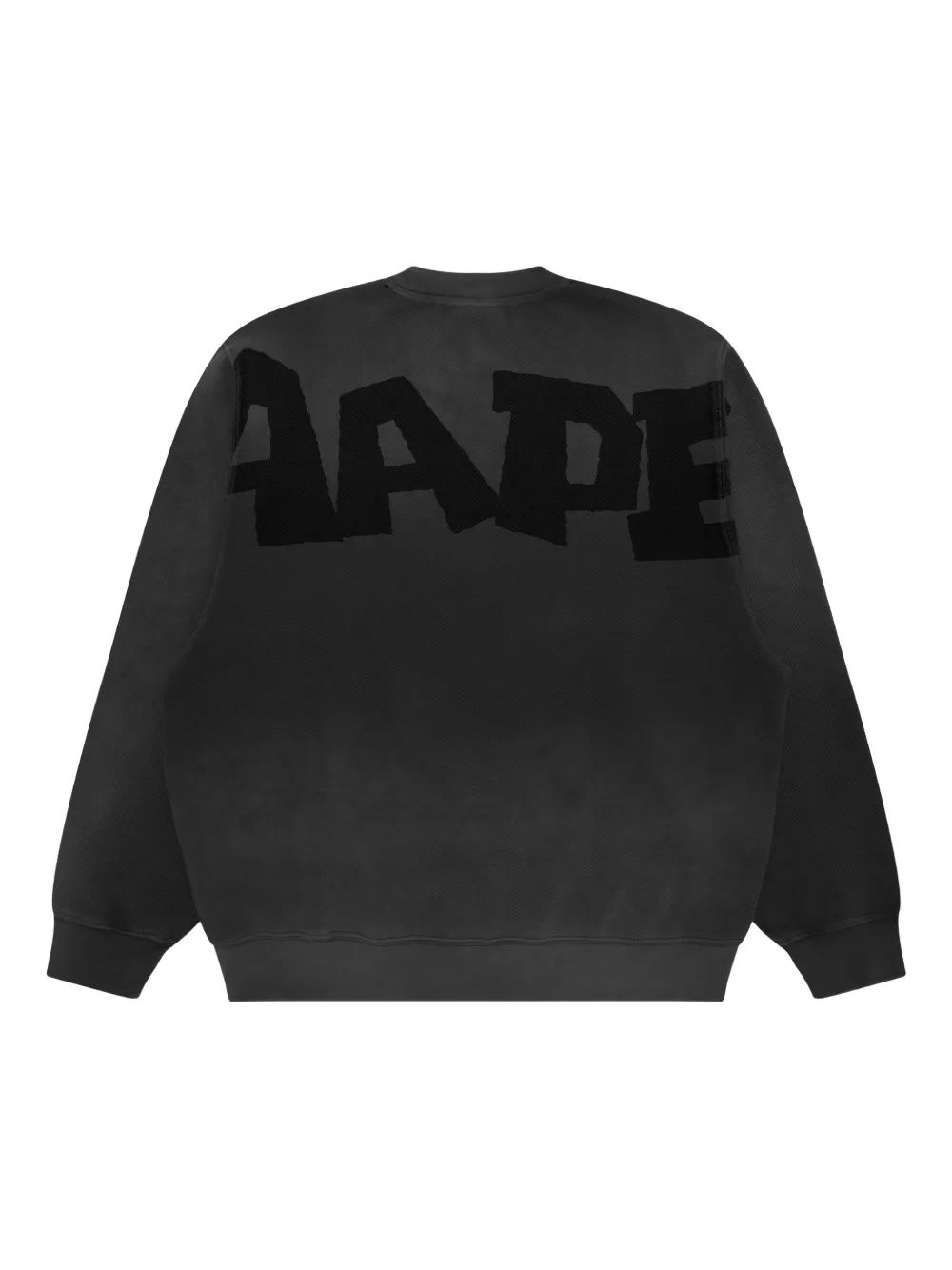 AAPE BY *A BATHING APE Trui met logopatch - Zwart