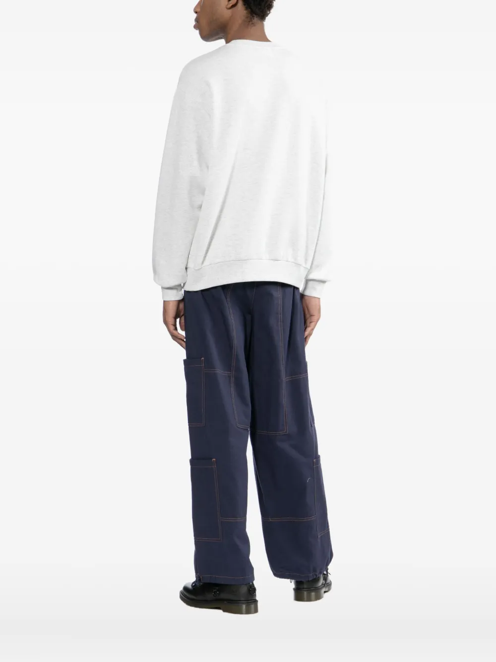 Chocoolate Logo-embroidered Sweatshirt In Gray