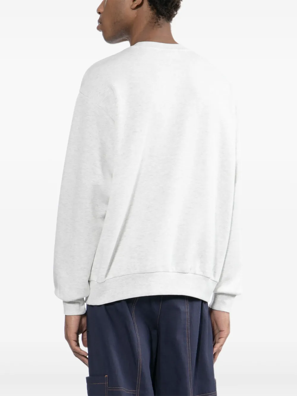 CHOCOOLATE Sweater met geborduurd logo Grijs