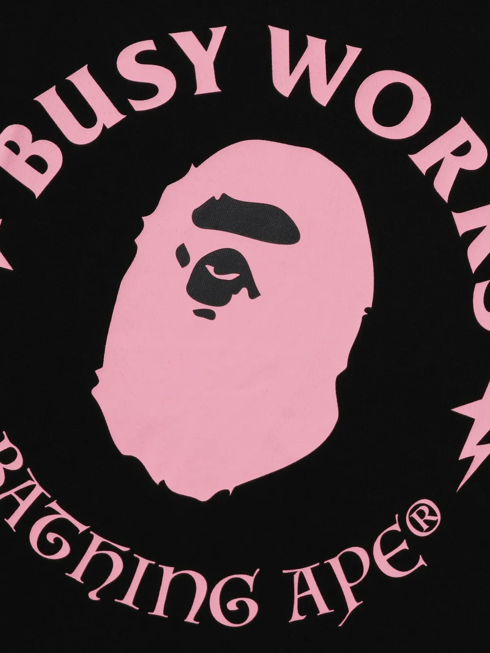 A BATHING APE Busy Works T-shirt - Zwart