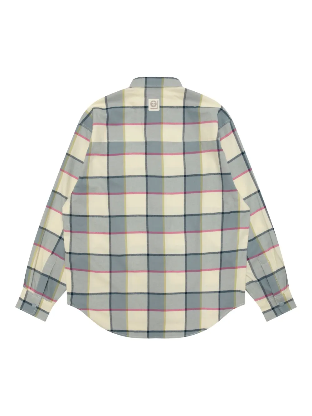 AAPE BY *A BATHING APE Geruit overhemd - Geel