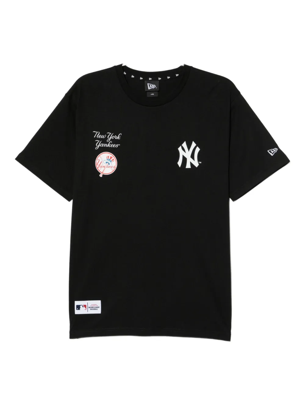 NEW ERA CAP X MLB logoed t-shirt - ブラック NEW ERA CAP X MLB logoed t-shirt - ブラック