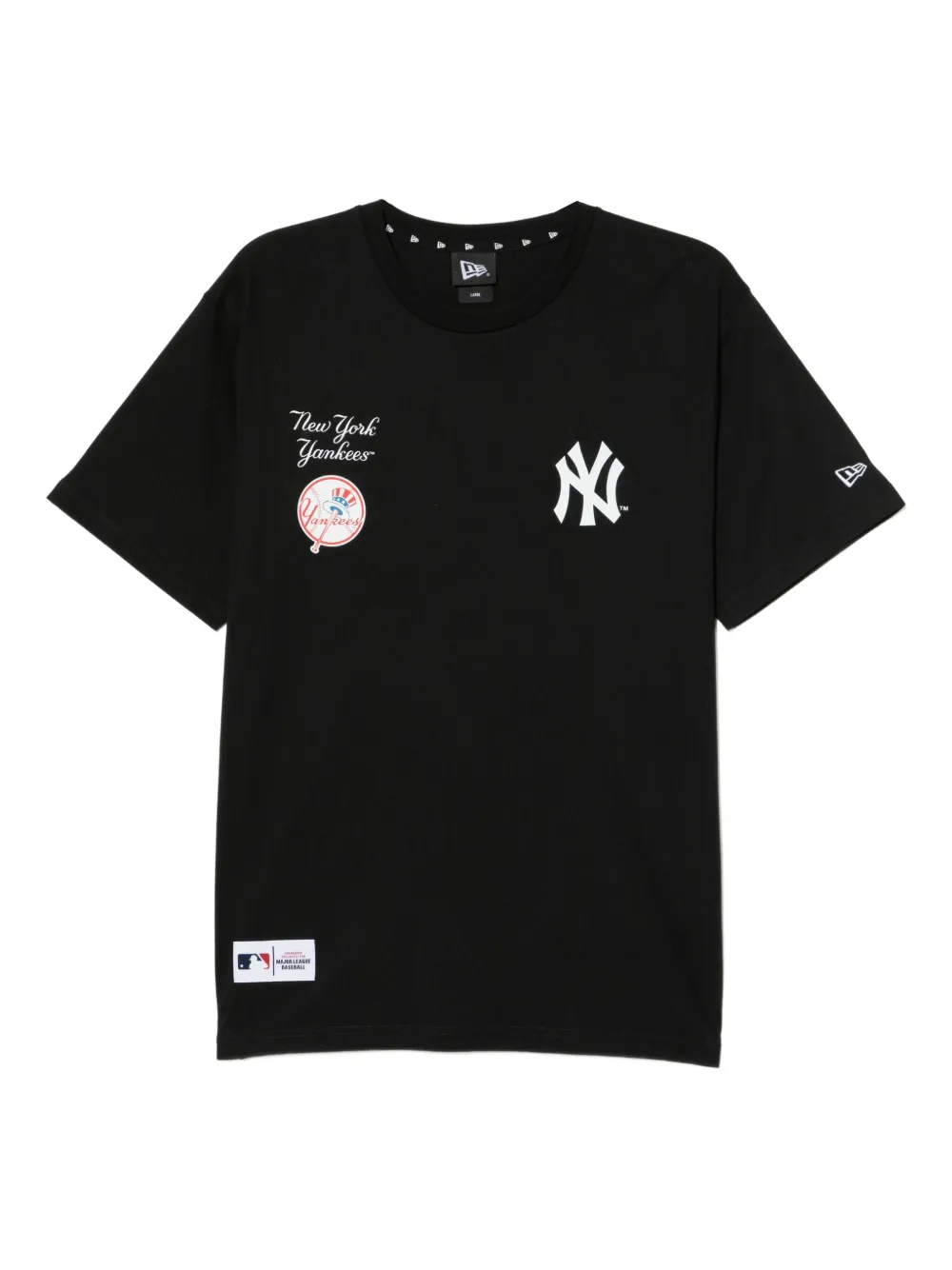 NEW ERA CAP X MLB  logoed t-shirt | Black | Image 1