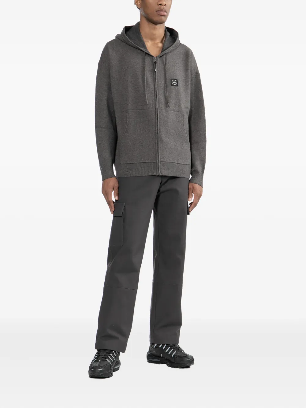 izzue logo-patched hoodie | Hoodies | Image 2
