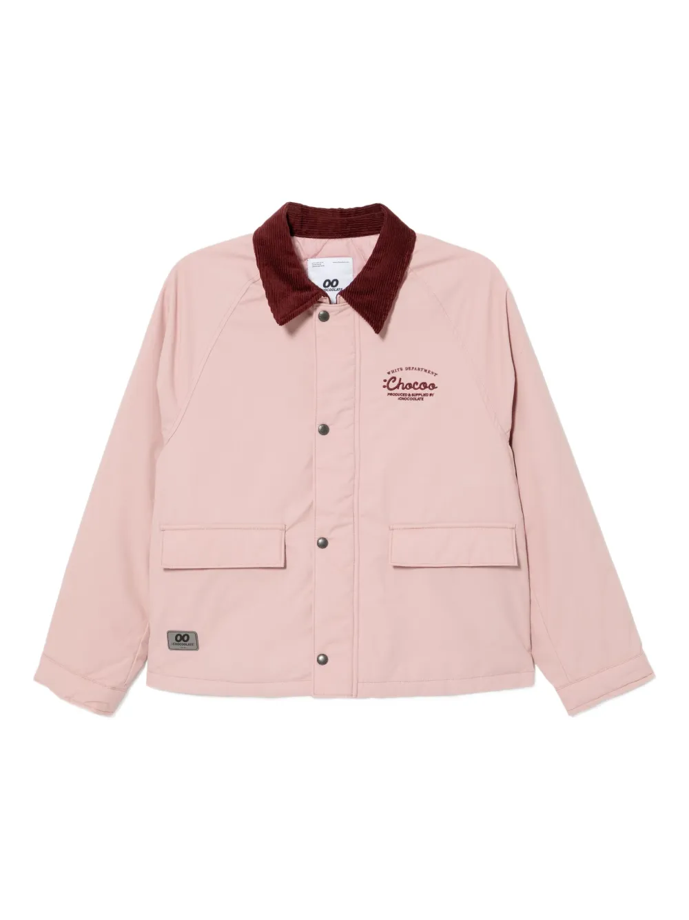 CHOCOOLATE logo-embroidered jacket | Pink | Image 1