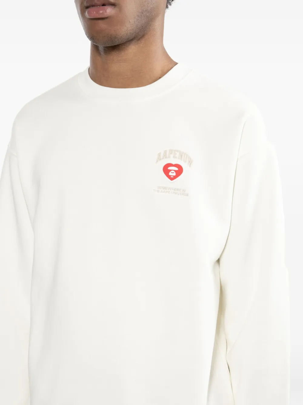 Aape By A Bathing Ape Sweatshirt Mit Logo-patch In Neutral