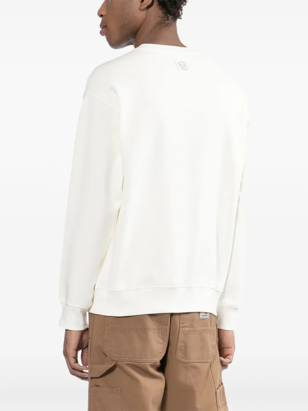 Aape By A Bathing Ape Sweatshirt Mit Logo-patch In Neutral