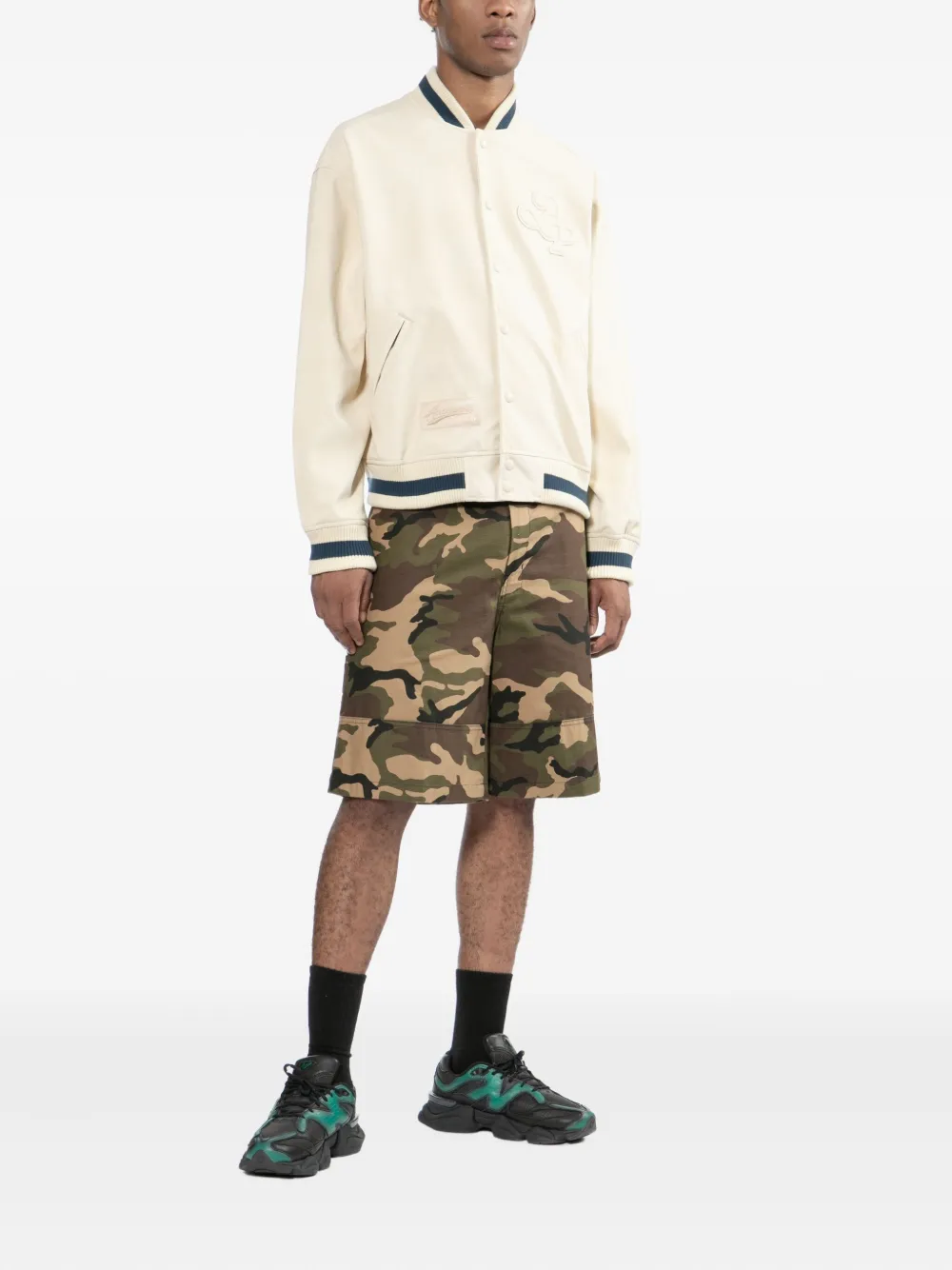 Aape By A Bathing Ape Logo-embossed Jacket In Neutral