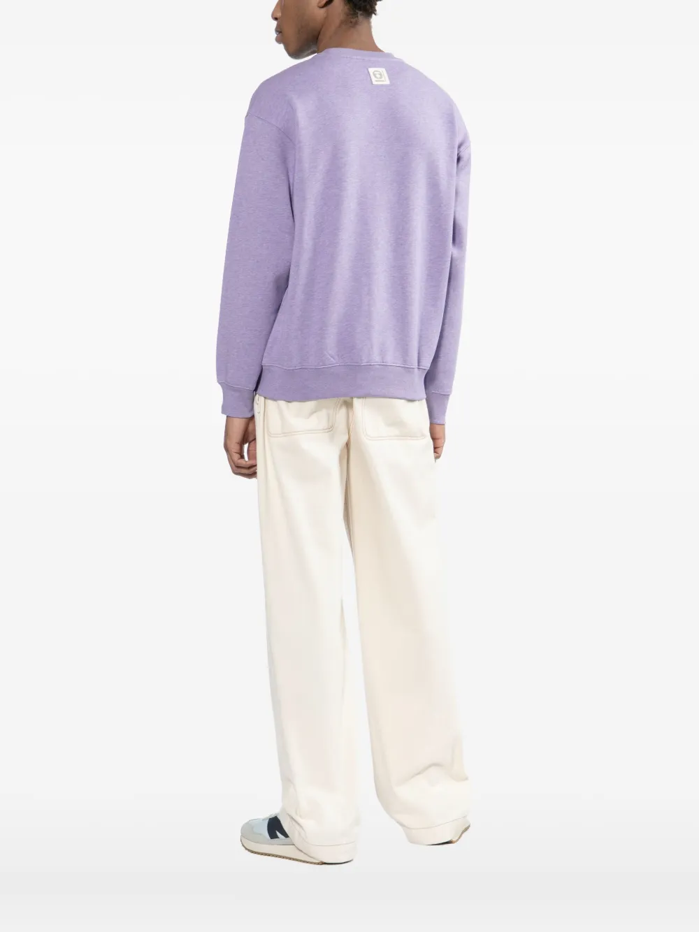 Aape By A Bathing Ape Sweatshirt Mit Logo-patch In Purple