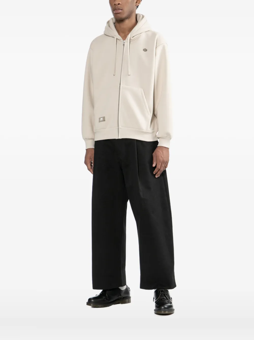 Chocoolate Logo-patched Hoodie In Neutral
