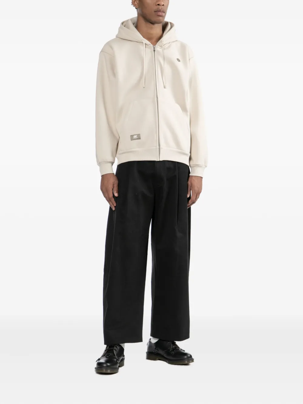 Chocoolate Logo-patched Hoodie In Neutral