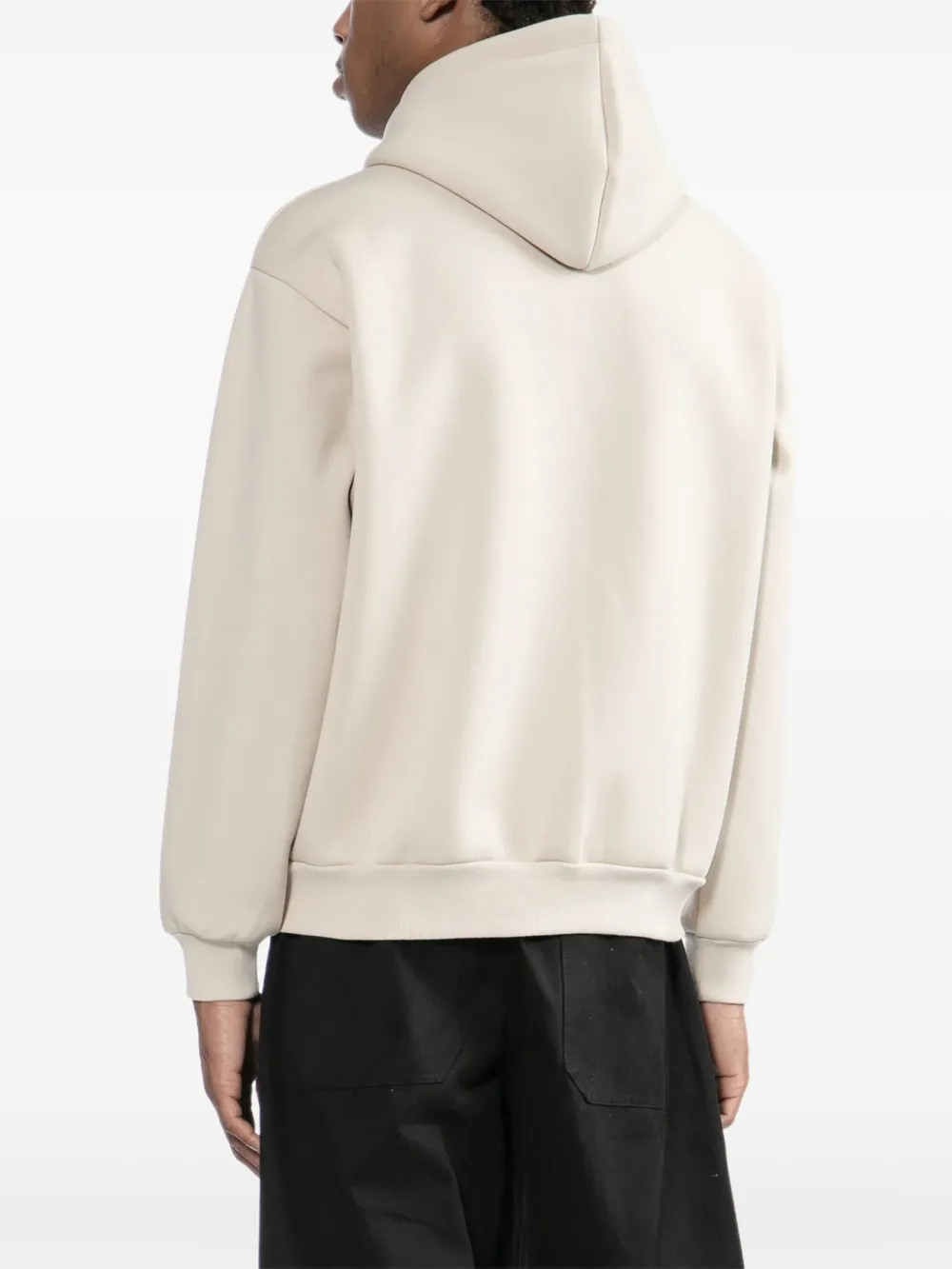 CHOCOOLATE Hoodie met logopatch Beige