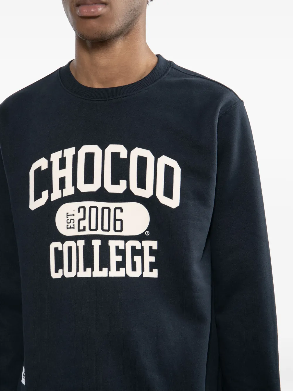 CHOCOOLATE Sweater met logo Blauw