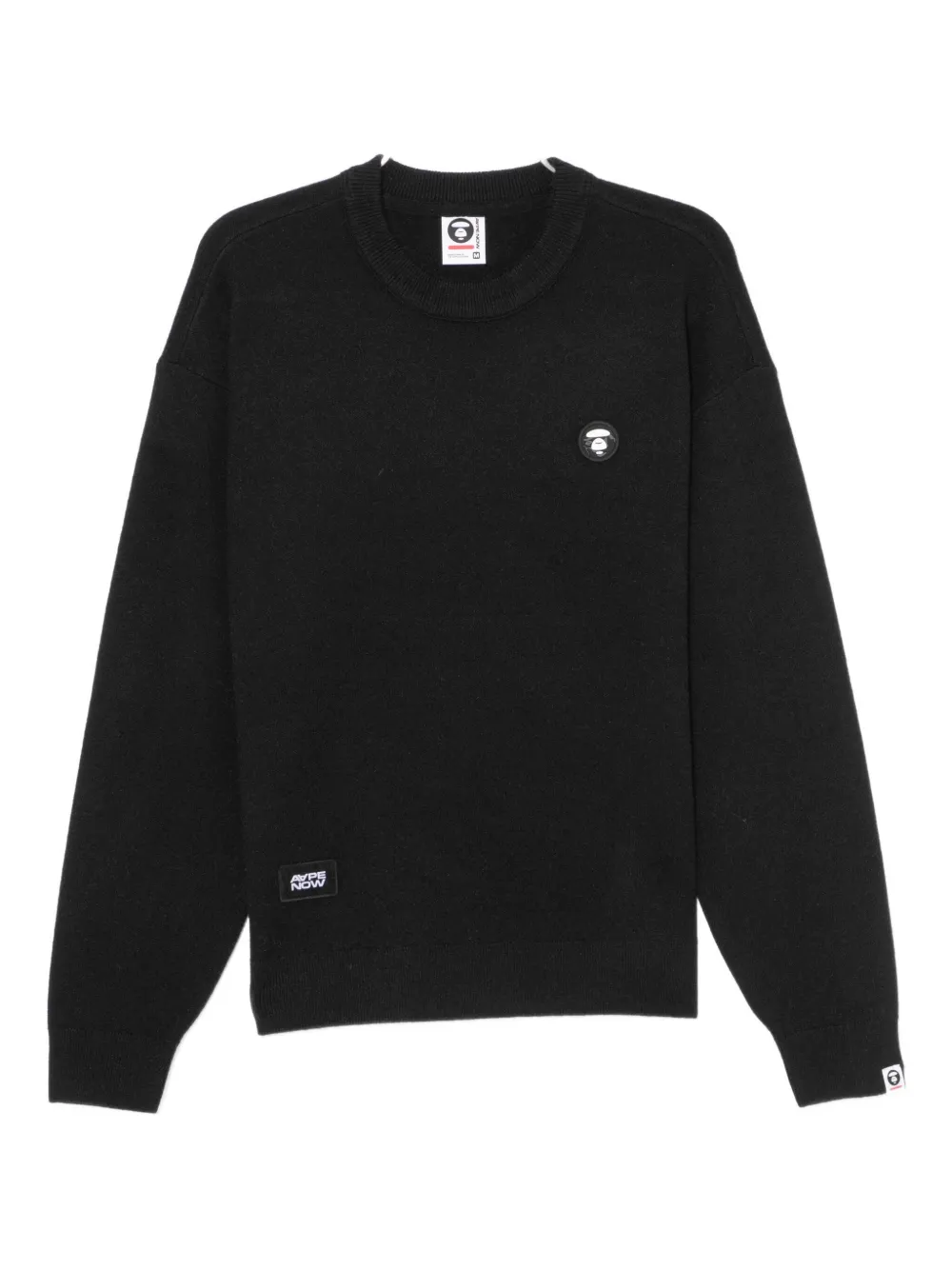 Aape By A Bathing Ape Logo-patched Sweatshirt In Black