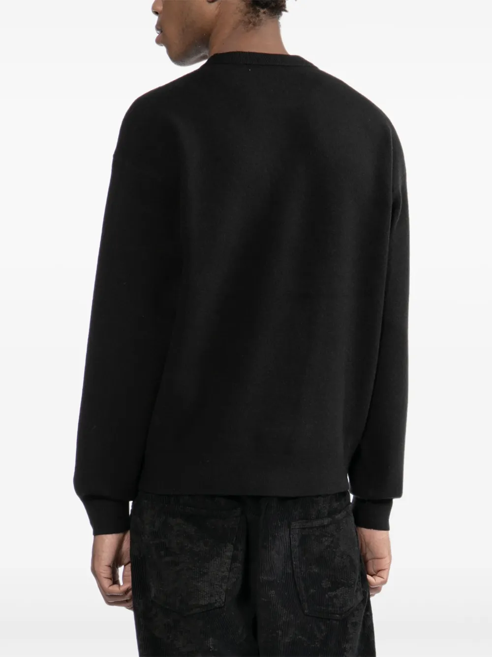 AAPE BY *A BATHING APE Sweater met logopatch Zwart