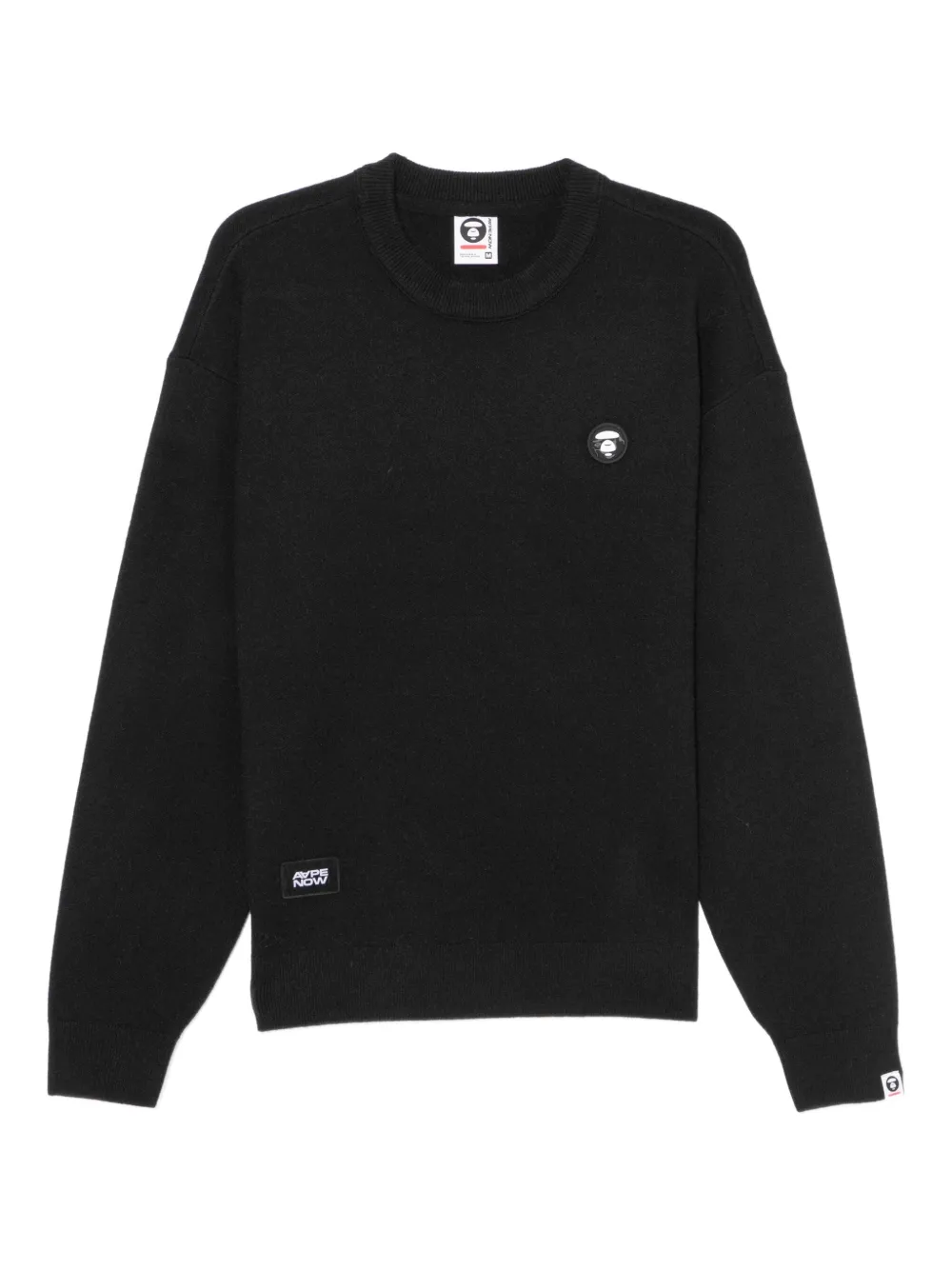 AAPE BY *A BATHING APE® logo-patched sweatshirt | Black | Image 1