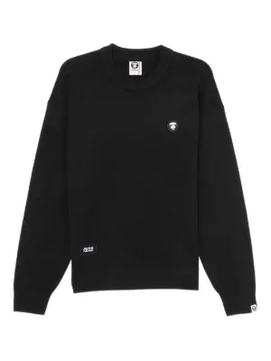 A BATHING APE® Ape Head グラフィック スウェットシャツ | ブラック