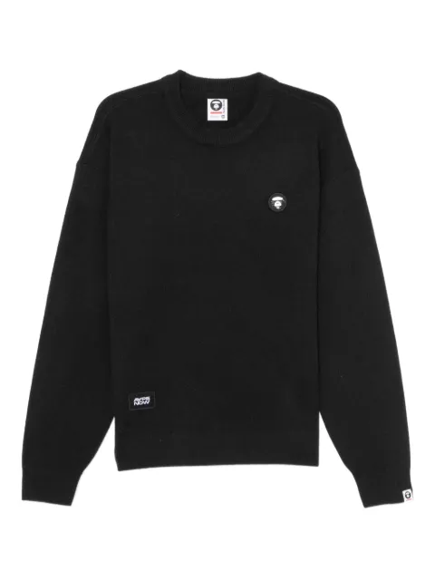 AAPE BY *A BATHING APE® sudadera con parche del logo