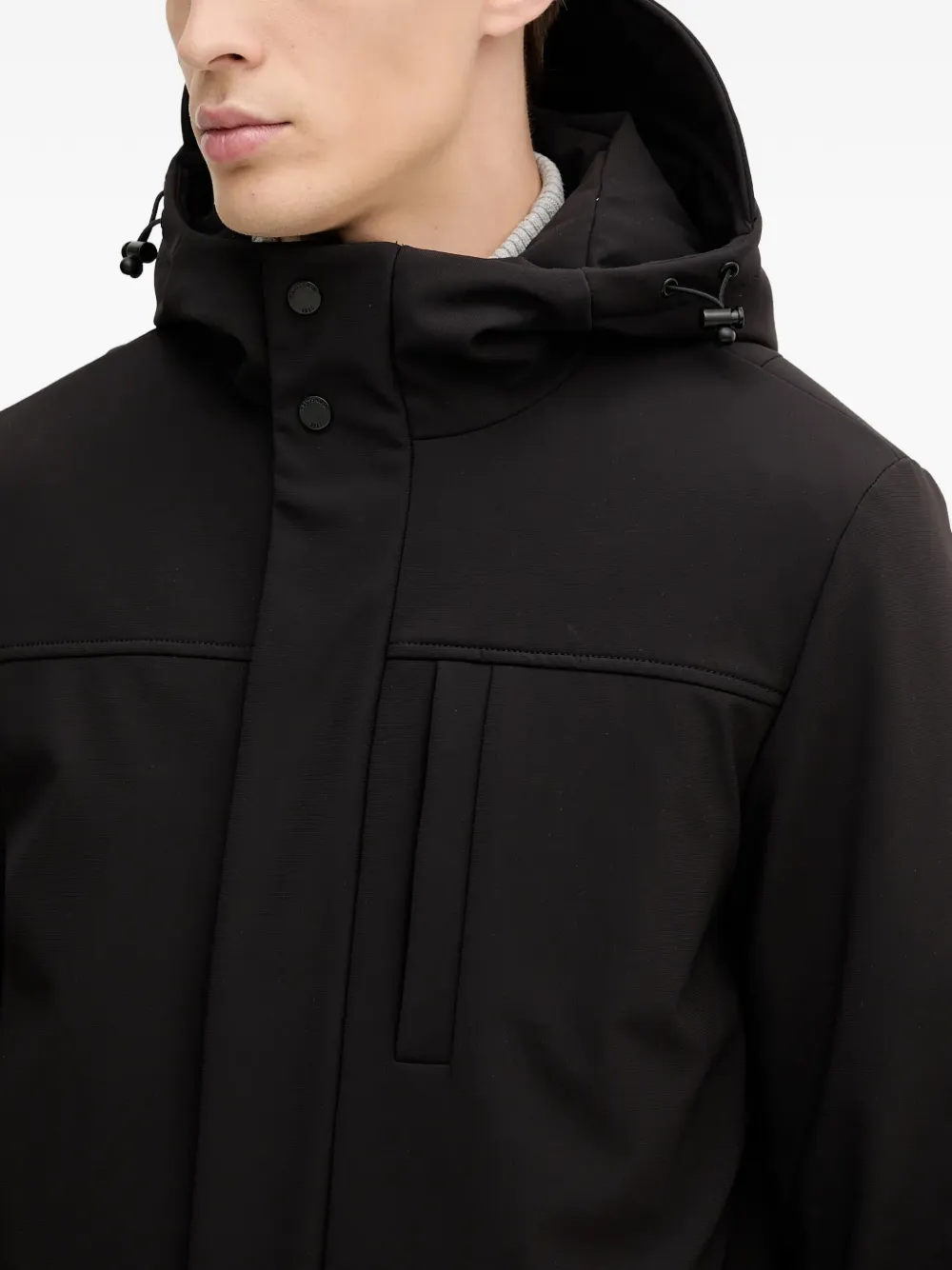 Trussardi Parka met rits Zwart