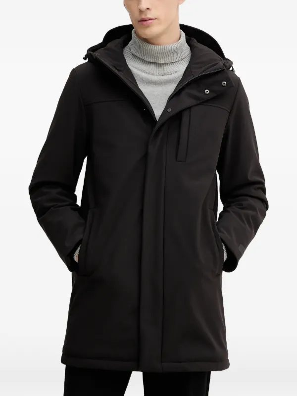 Trussardi ジップアップ パーカーコート | ブラック | FARFETCH JP