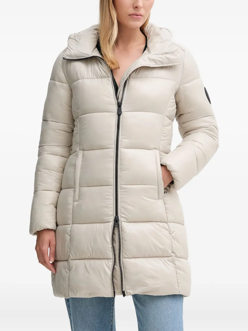 Save The Duck hooded coat | Neutrals | Image 1