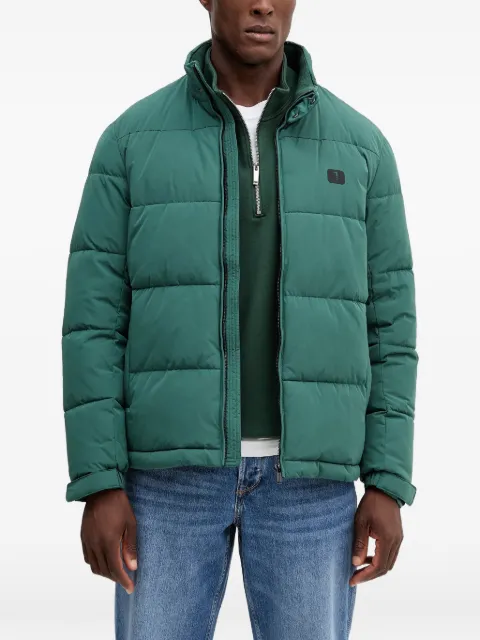 Trussardi logo-patch puffer jacket