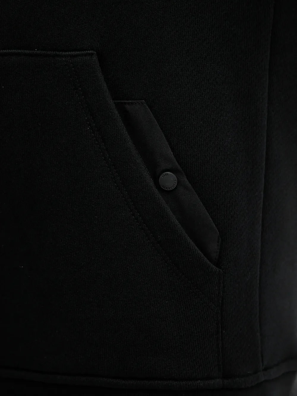 Trussardi Diagonal hoodie met trekkoord Zwart