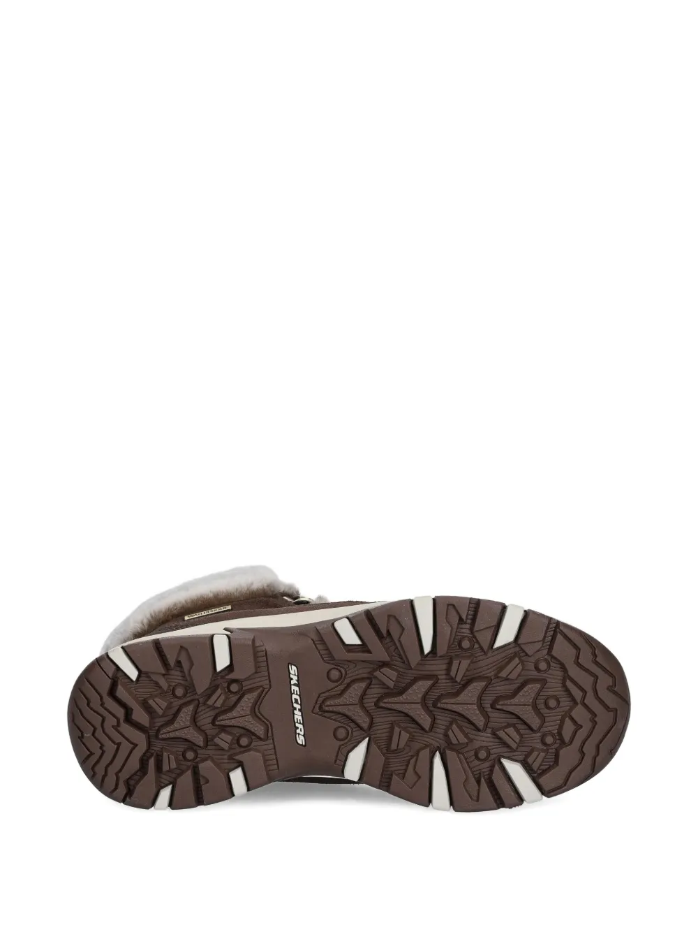 Skechers Snow Worries Lace-up Boots In Brown