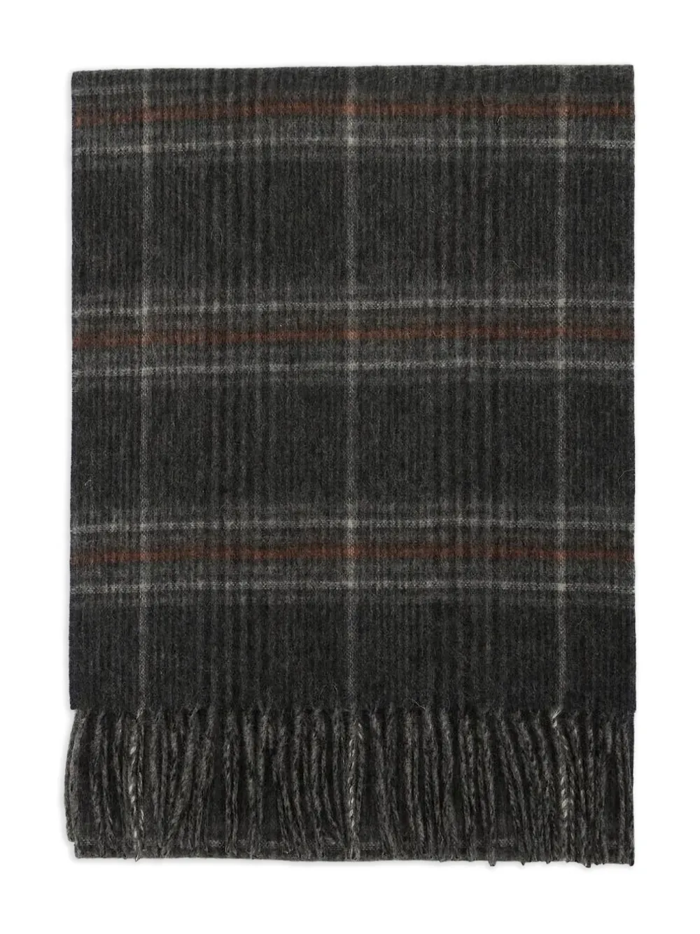 Barbour checked fringed scarf | Women | Image 2