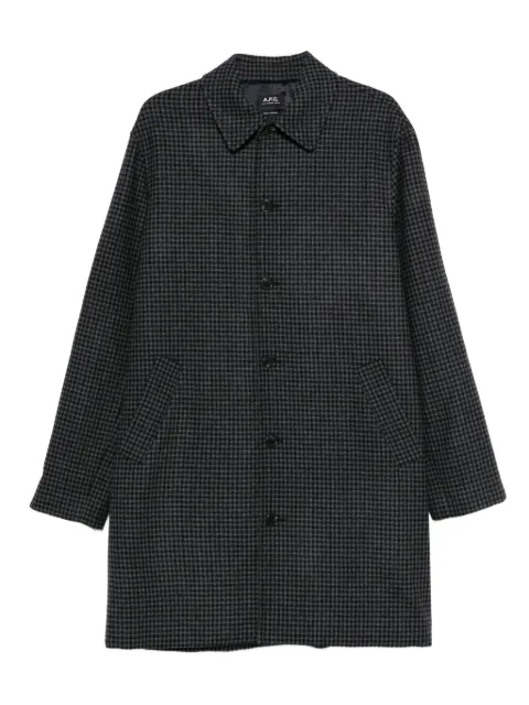 A.P.C. houndstooth-pattern coat