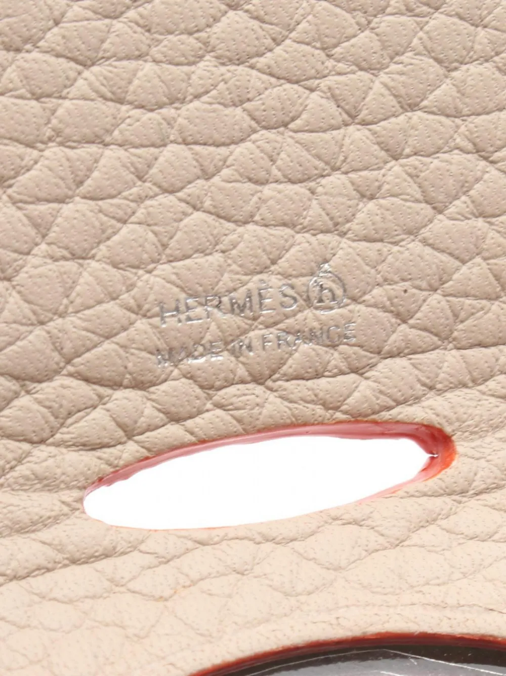 Pre-owned Hermes 2020 Petite Ash Mirror In Orange