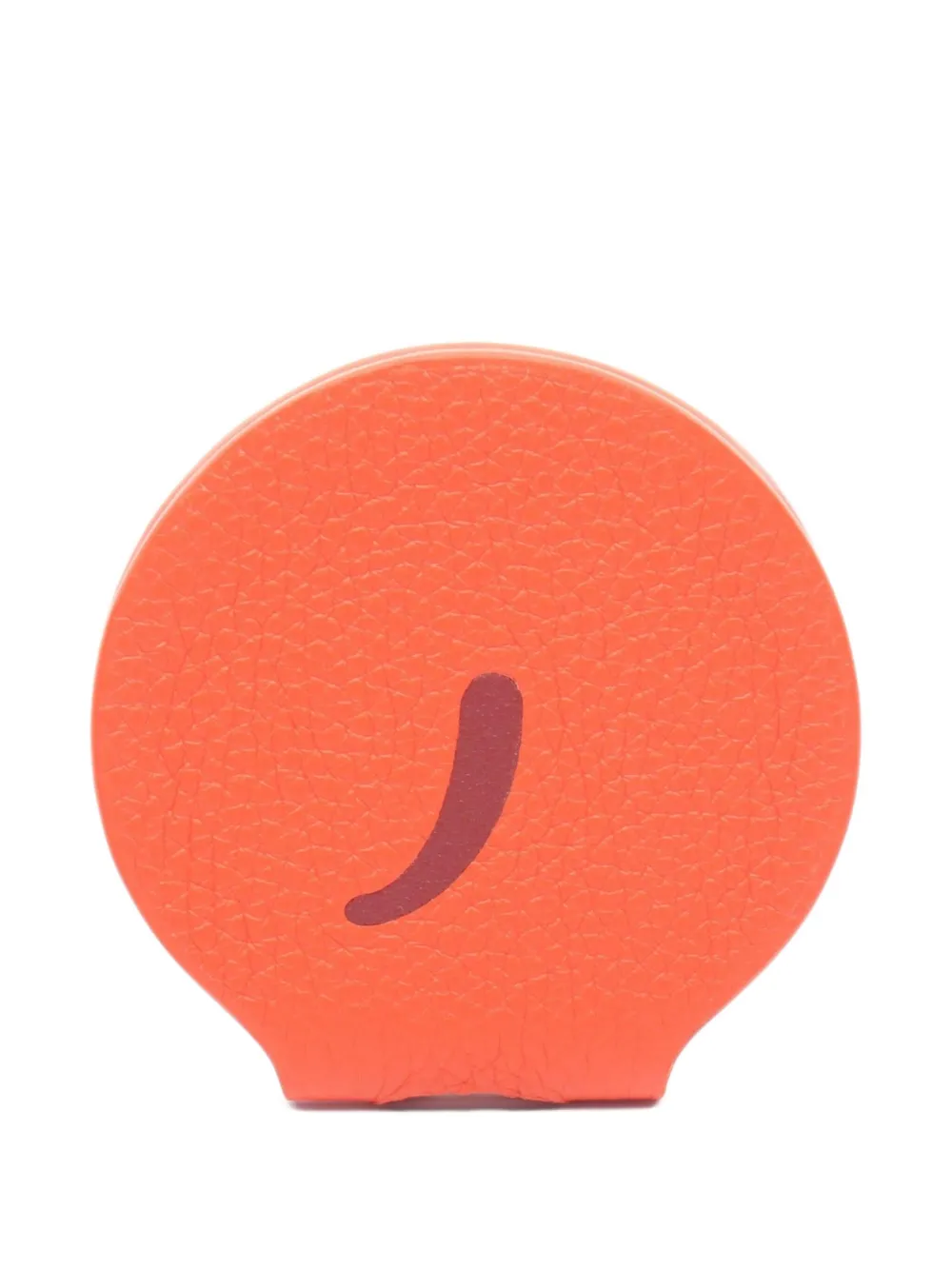 Pre-owned Hermes 2020 Petite Ash Mirror In Orange