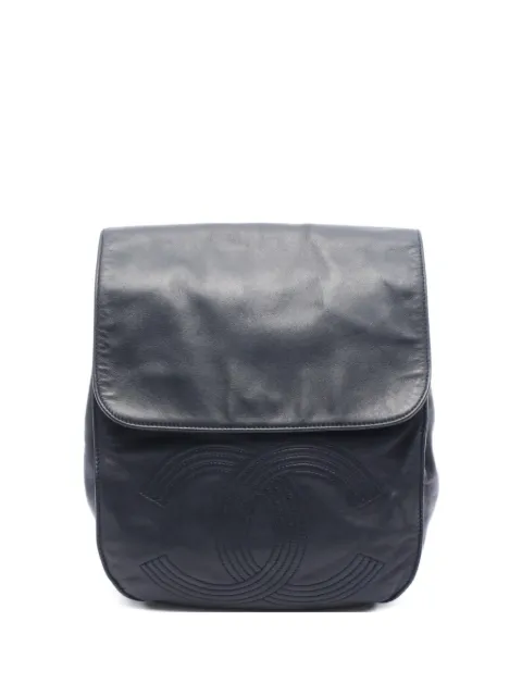 CHANEL Pre-Owned mochila con logo CC 1996-1997