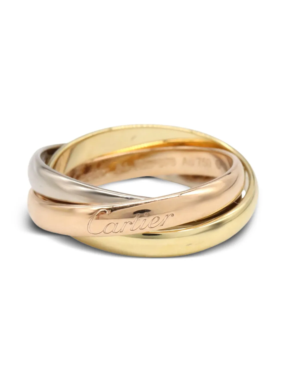 Cartier 2010s トリニティ リング 18Kイエローゴールド - ゴールドトーン Cartier 2010s トリニティ リング 18Kイエローゴールド - ゴールドトーン