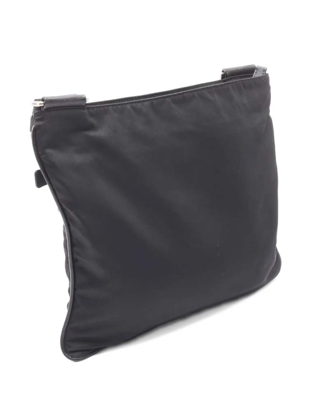 Pre-owned Prada 2010s Logo-plaque Cross Body Bag In Black