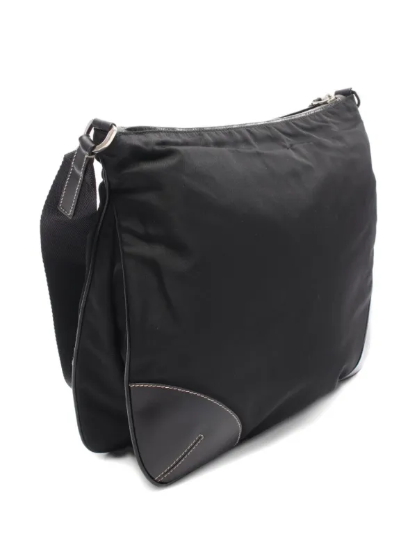 Prada Pre-Owned 2000s Tessuto Light Nylon Shoulder Bag | Black