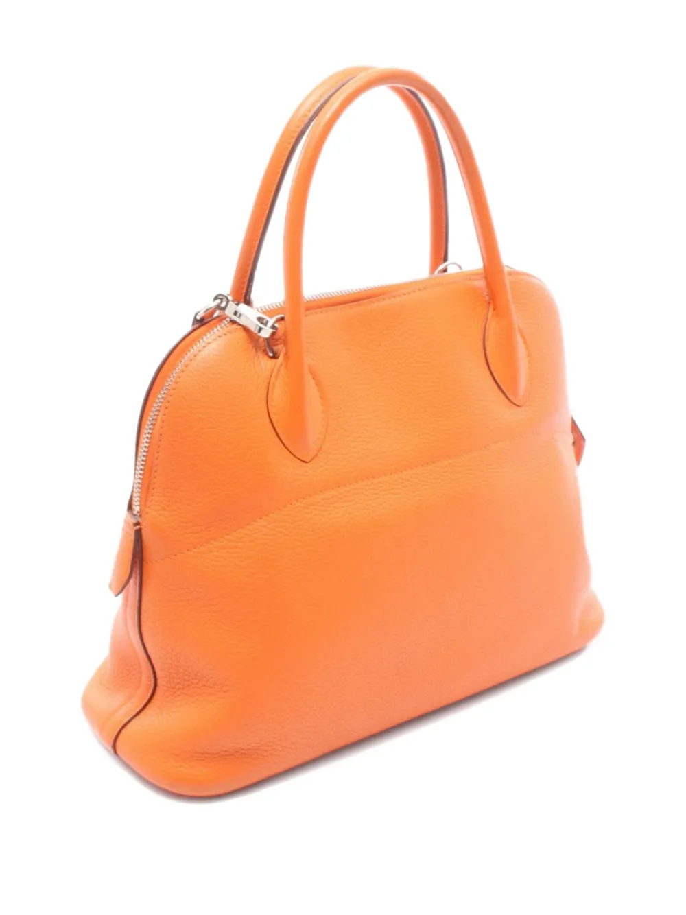 Pre-owned Hermes 2008 Bolide 31 Two-way Handbag In Orange
