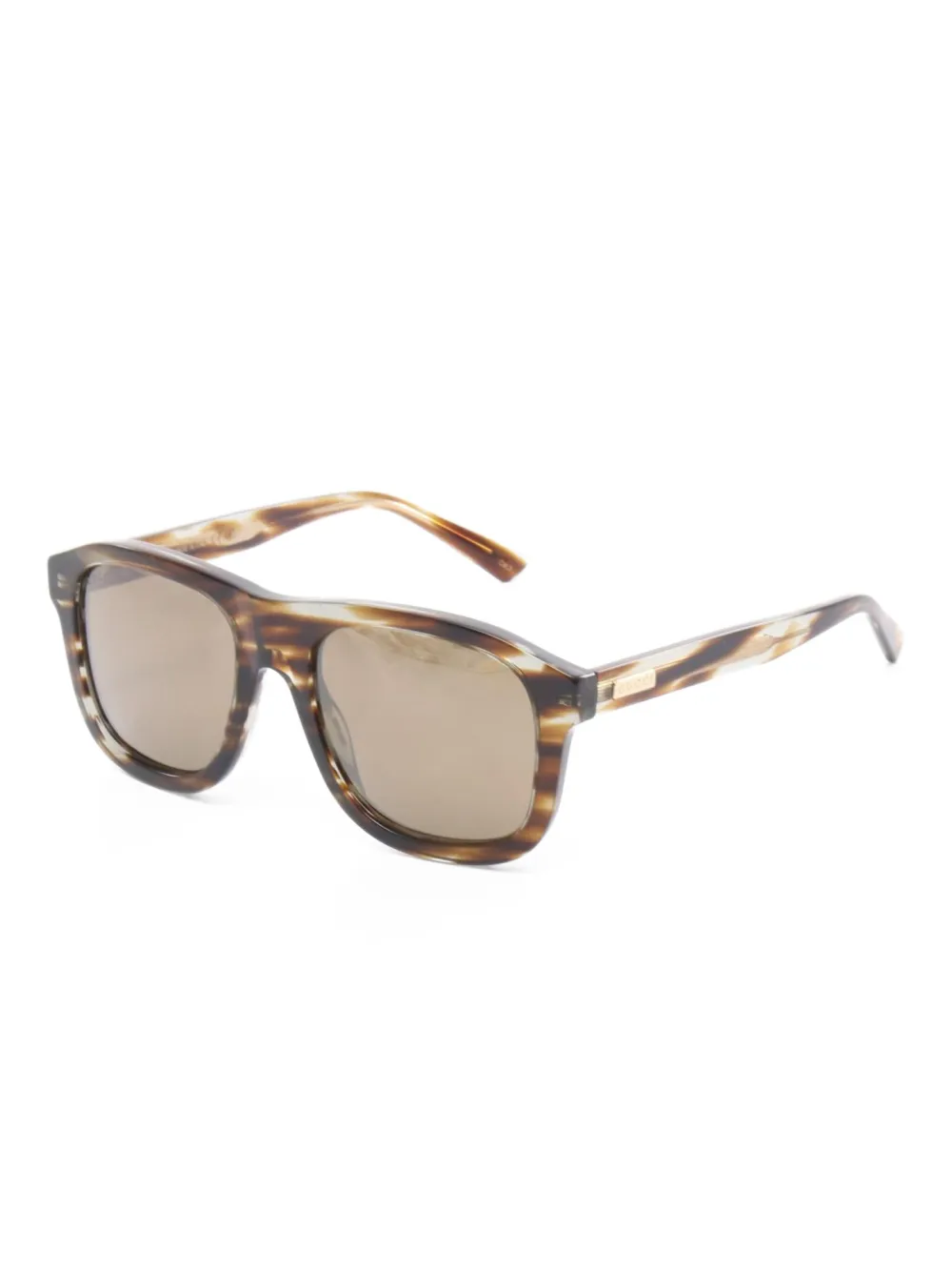 Gucci Pre-Owned 2020s tortoiseshell square-frame sunglasses | Image 2