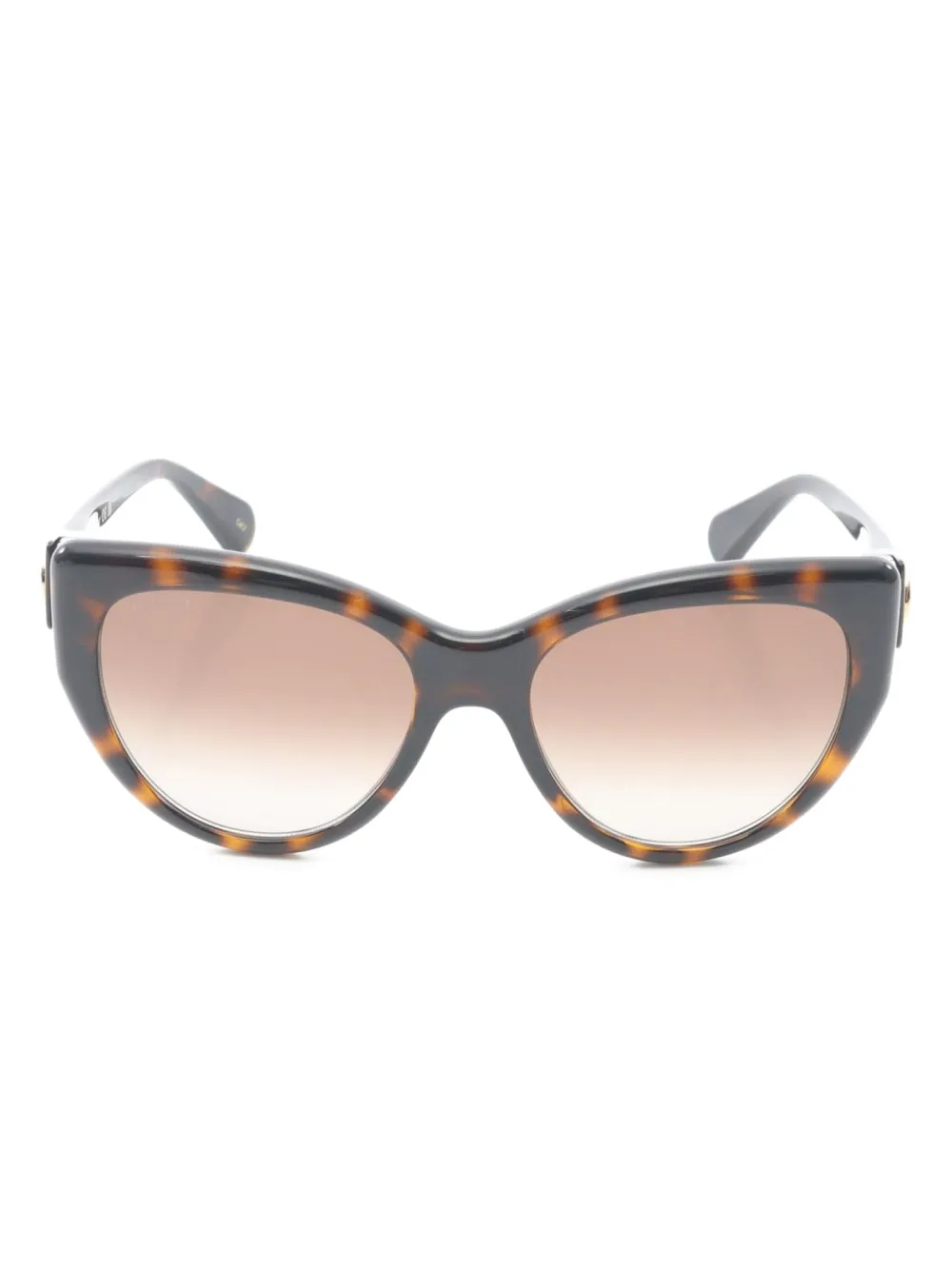 Gucci Pre-Owned 20s tortoiseshell cat-eye sunglasses | Brown | Image 1