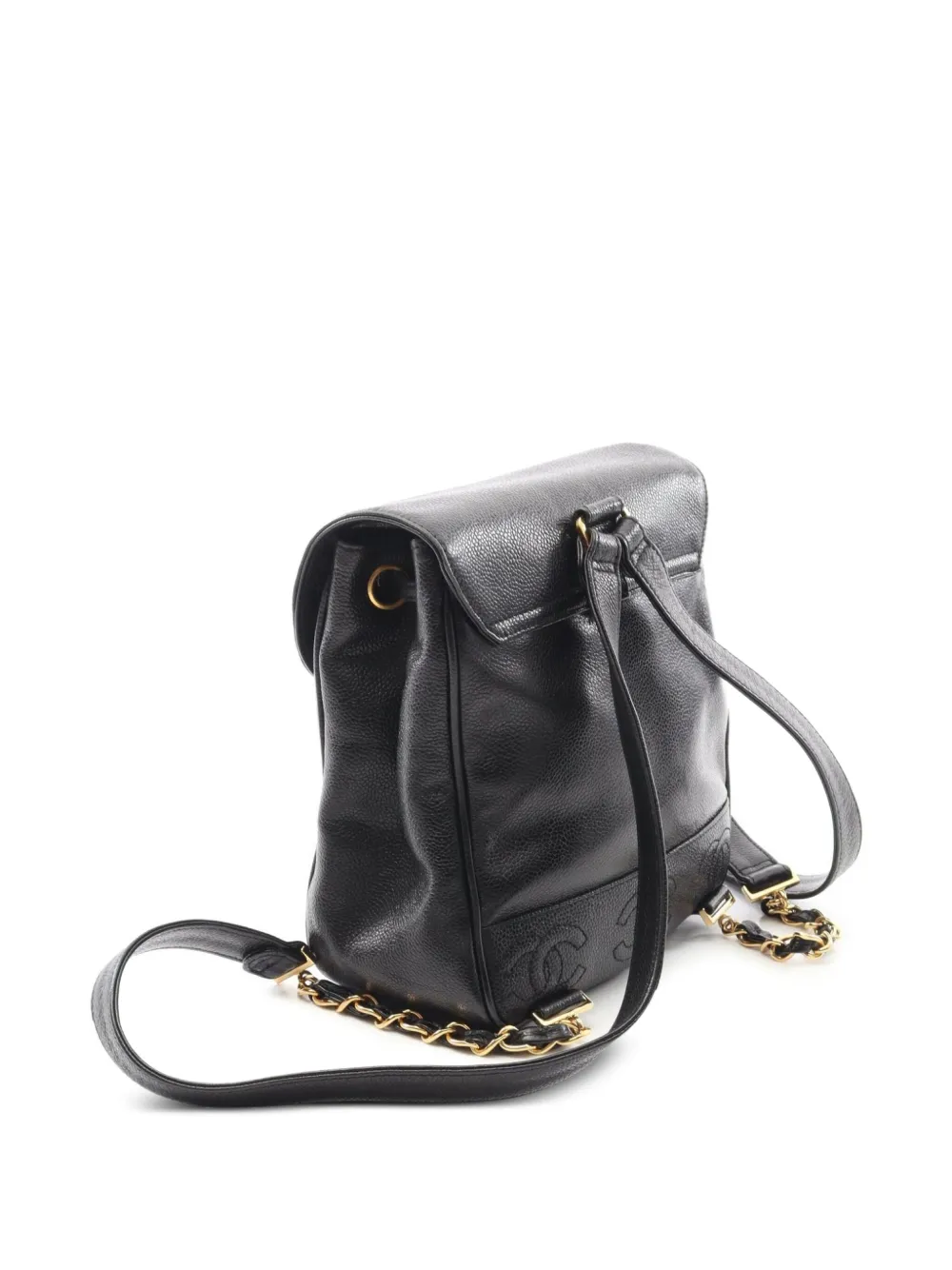 CHANEL Pre-Owned 1996-1997 triple-coco embossed backpack | Pre-Owned | Image 2
