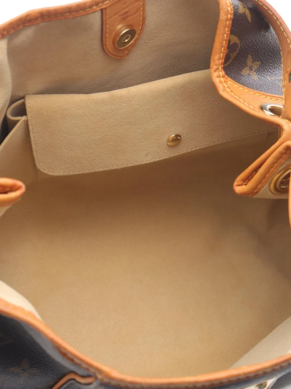 Pre-owned Louis Vuitton 2009 Galliera Pm Shoulder Bag In Brown