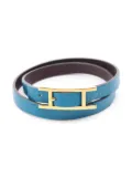 Hermès Pre-Owned 2000s Behapi Double Tour bracelet - Blue